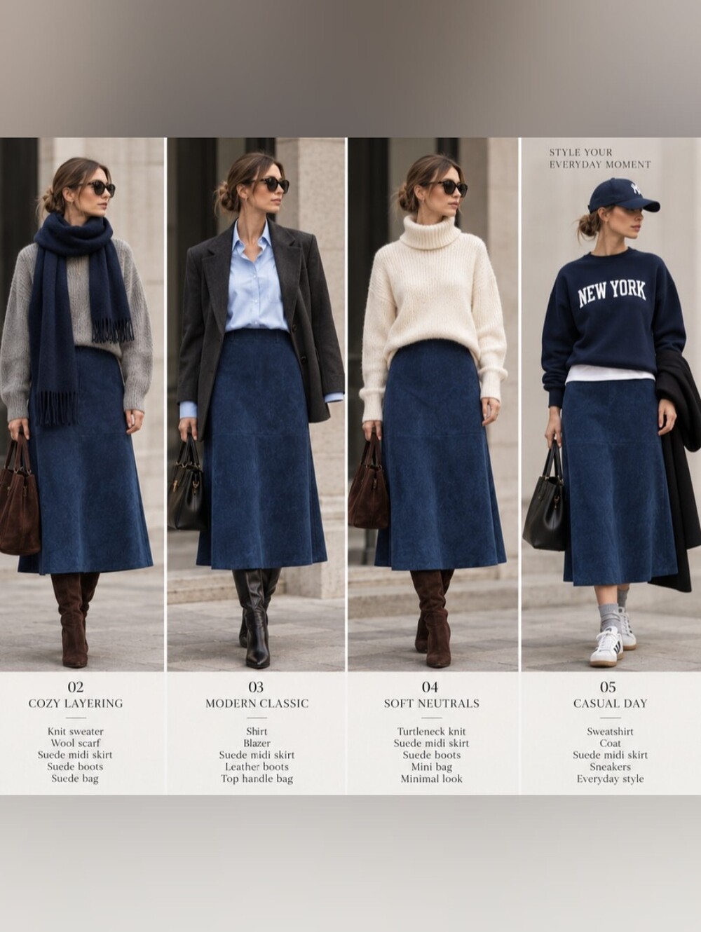 Zara FAUX SUEDE CAPE SKIRT (M) No pockets